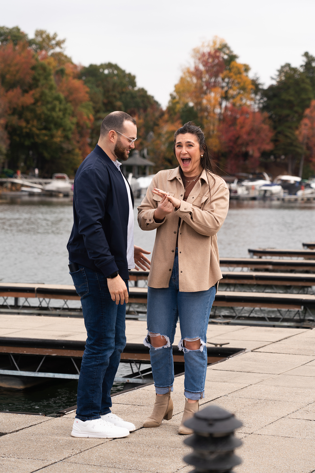 Engagement on the lake